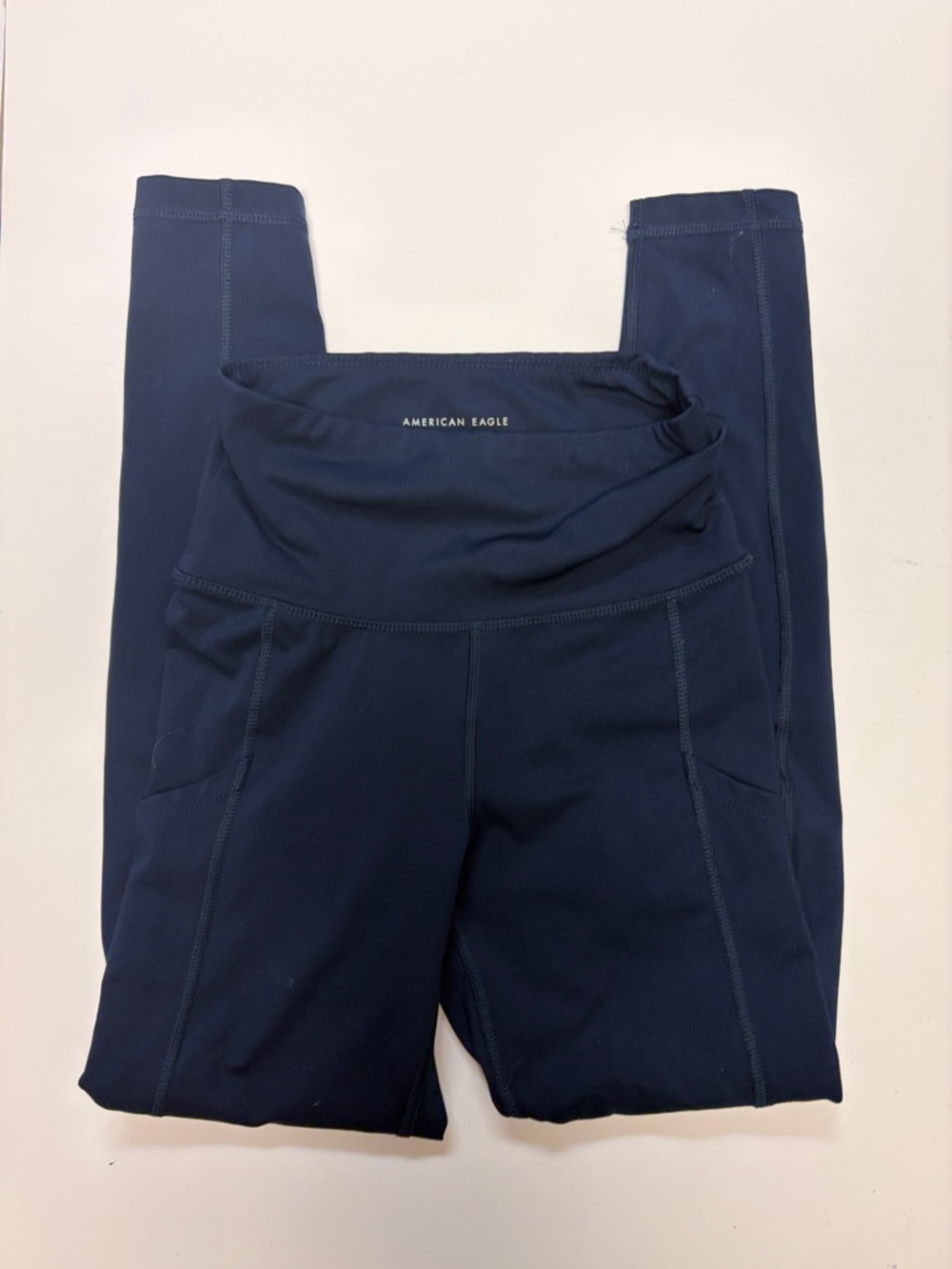 American Eagle Outfitters Dark Navy High-Waist Leggings